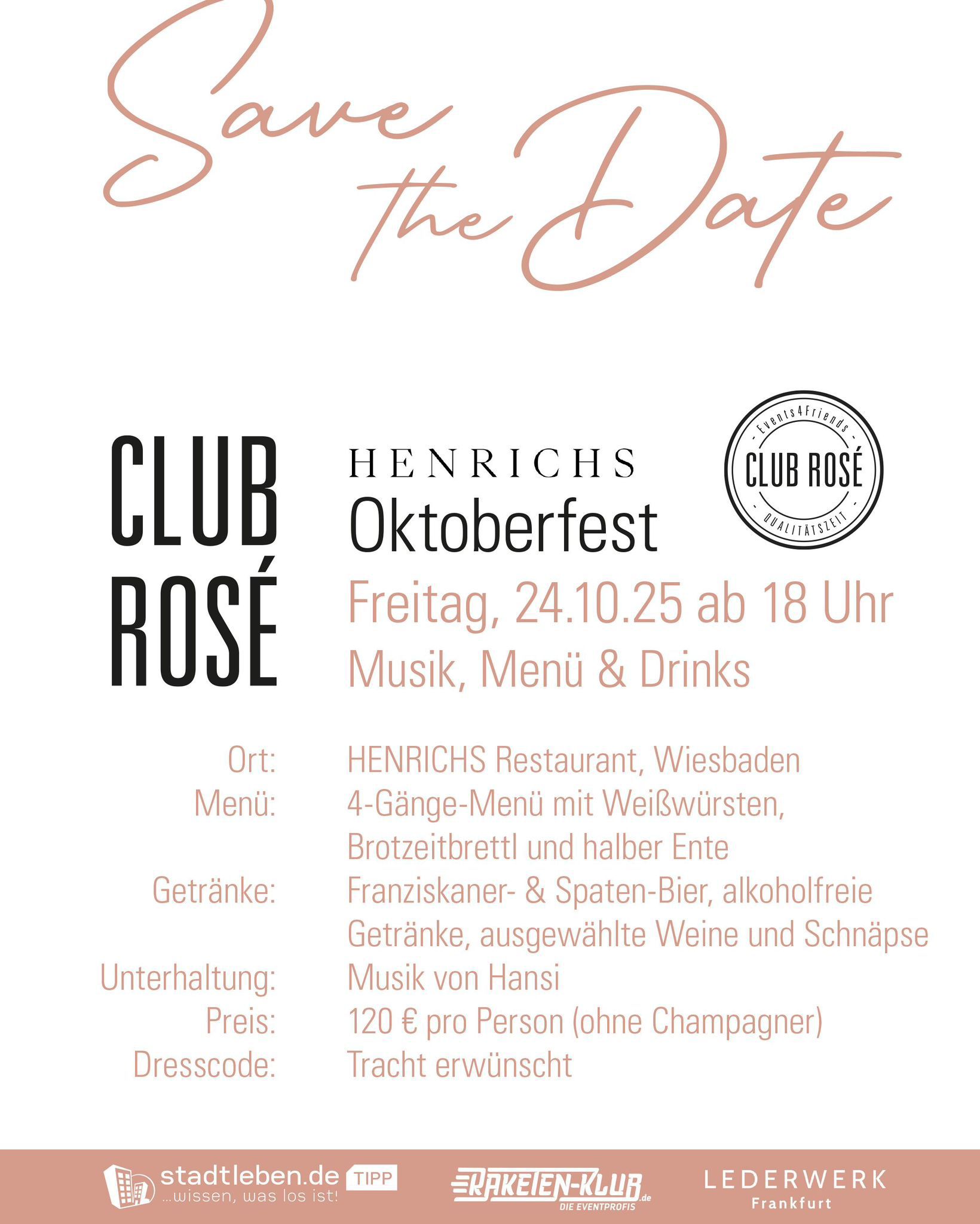 Club Rosé & Henrichs Oktoberfest – Impression 1